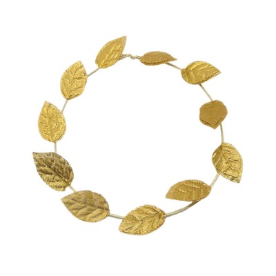 CORONA ROMANA HOJAS LAUREL ORO/PLATA VMF