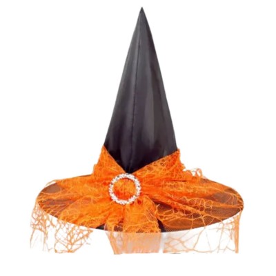 SOMBRERO BRUJA HEBILLA CON VELO VMF