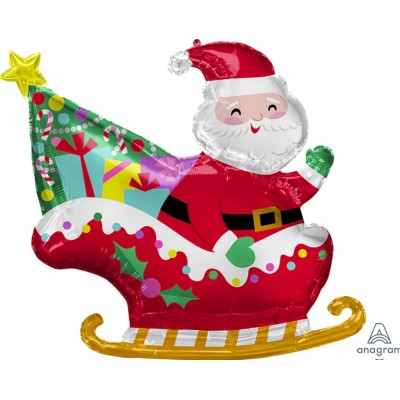 GLOBO CONVER SPRSHP SANTA SLEIGH