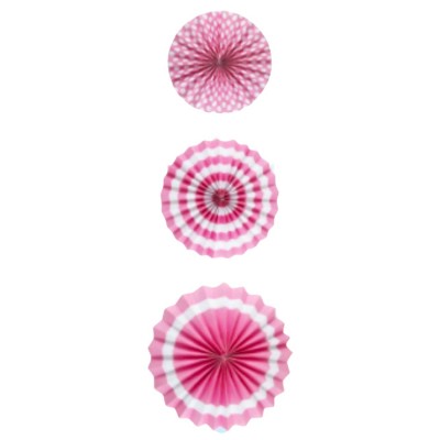 ROSETAS KIT ROSA C/3 20+30+38CM RICEL