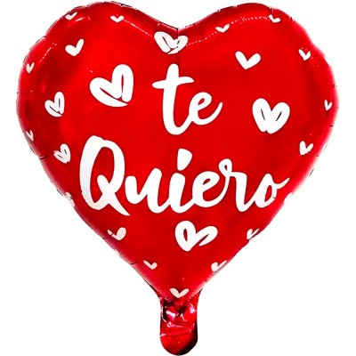 GLOBO VMF #18H CORAZON ROJO TE QUIERO