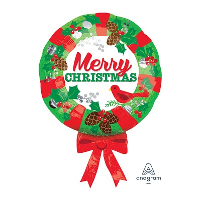 GLOBO CONVER #21C CORONA MERRY CHRISTMAS