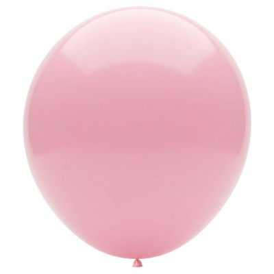 GLOBO DON CONFETI #18 ESTANDAR BABY PINK C/10 --