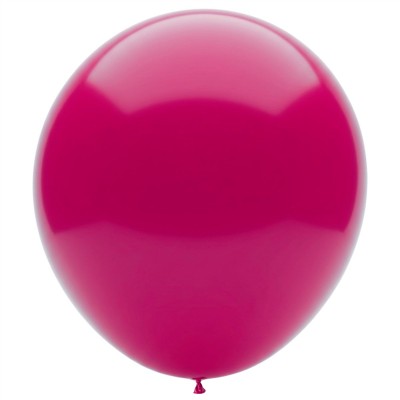 GLOBO DON CONFETI #18 ESTANDAR ROSE RED C/10 --