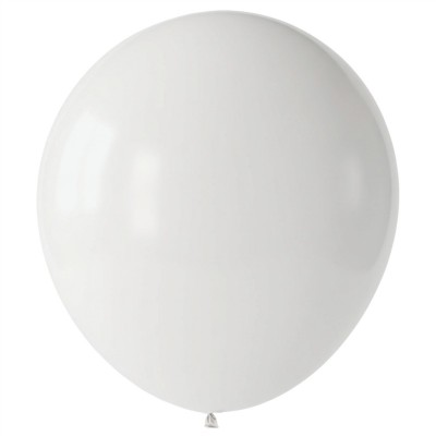 GLOBO DON CONFETI #18 ESTANDAR WHITE C/10 --