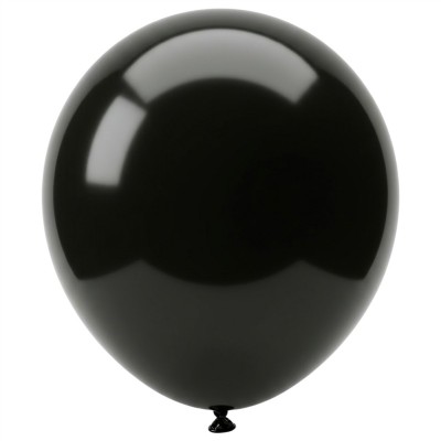 GLOBO DON CONFETI #18 ESTANDAR BLACK C/10 --