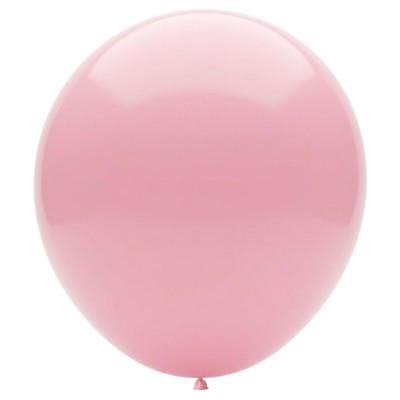 GLOBO DON CONFETI #9 ESTANDAR BABY PINK C/50 --