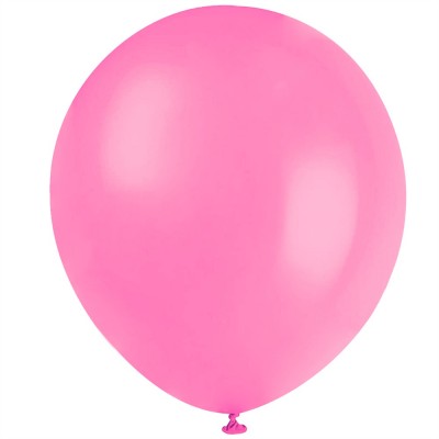 GLOBO DON CONFETI #18 ESTANDAR PINK C/10 --