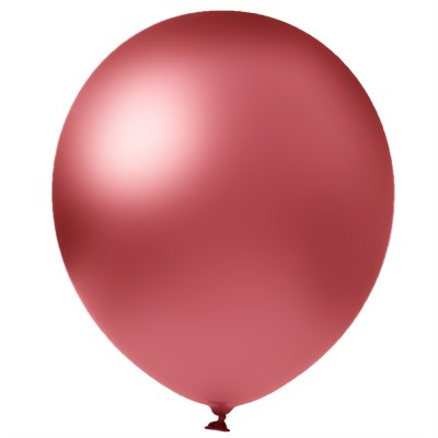 GLOBO DON CONFETI #18 CHROME RED C/10 --