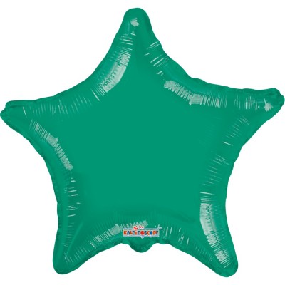GLOBO CONVER #22S ESTRELLA SOLIDO VERDE ESMERALDA