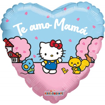 GLOBO CONVER #18H HELLO KITTY TE AMO MAMA