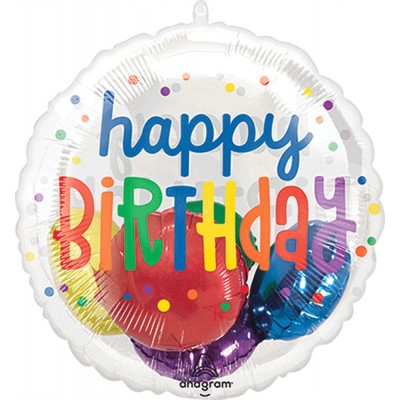 GLOBO CONVER INSIDER HBD RAINBOW BIRTHDAY