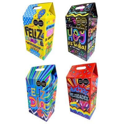 SET CAJAS CARTON FB MILK (CUMPLE) (ELIGE MEDIDAS)