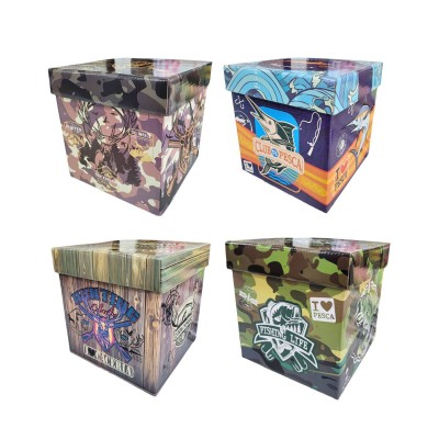 SET CAJAS CARTON FB CUBO (T.OCASION) PESCA-CACERIA (ELIGE MEDIDAS)