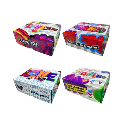 SET CAJAS CARTON FB CAMISERA (AMOR) (ELIGE MEDIDAS)