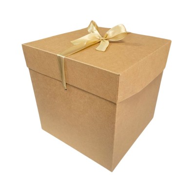 SET CAJAS CARTON VMF CUBO LISTON KRAFT