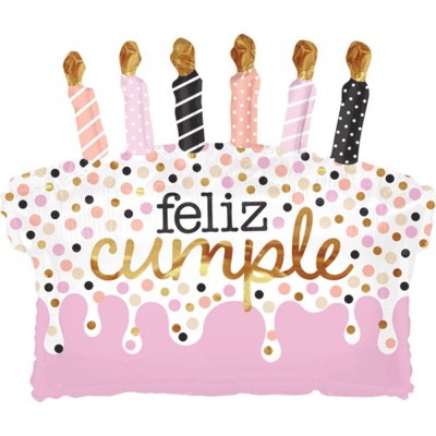 GLOBO CONVER SPRSHP FELIZ CUMPLE PASTEL