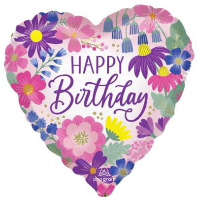 GLOBO CONVER #18H GRADEN FLORALS BIRTHDAY
